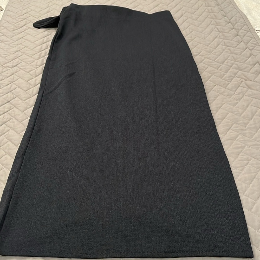 H&M Black Jersey Wrap Skirt/NWT/XS - Picture 10 of 13